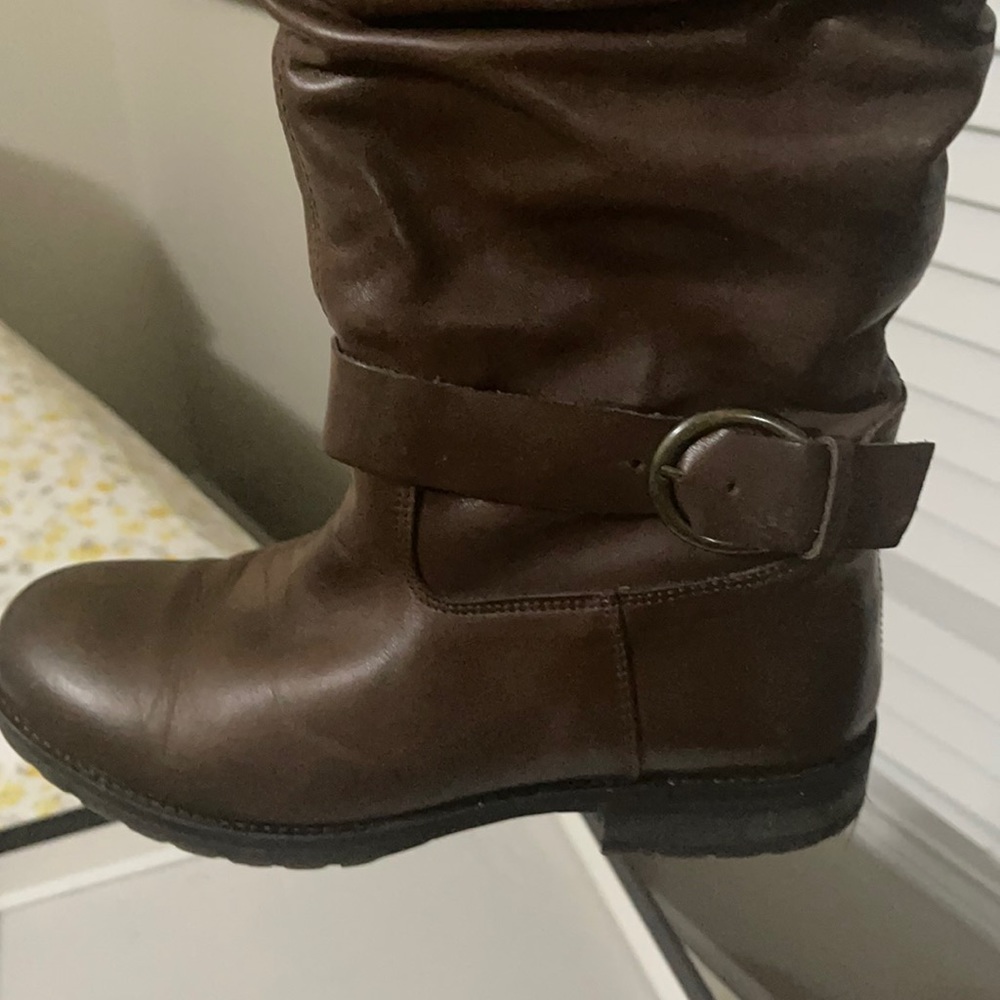 Beautiful Brown Leather Boots